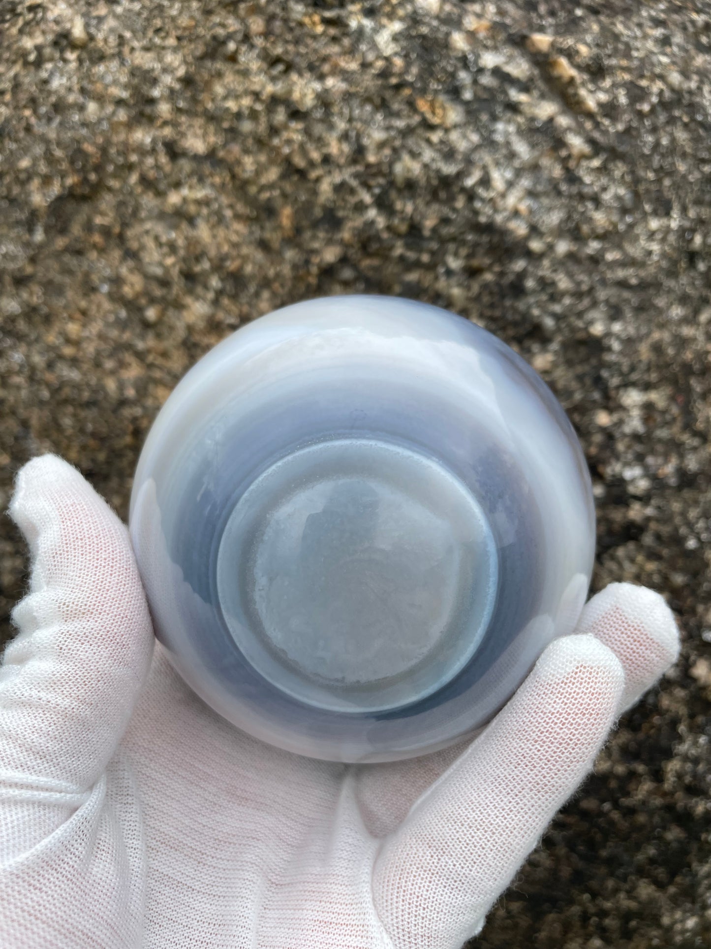 1.63LB Natural Geode Sphere,Agate Geode Ball,Natural Druse Ball,Crystal Ball Hole,Mineral Specimens,Crystal Heal,Crystal Gift,Home Decoration