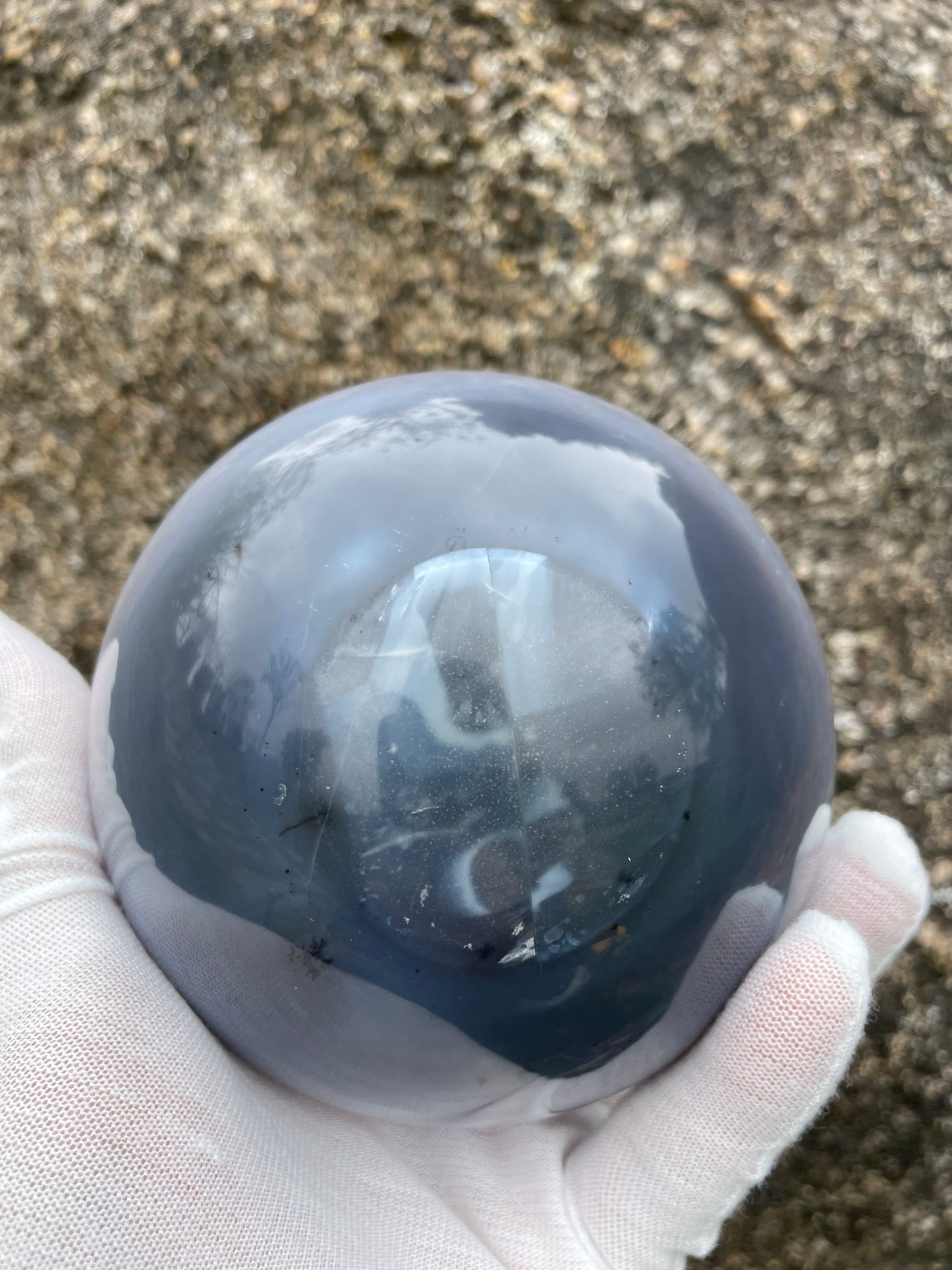 3.35LB Natural Geode Sphere,Agate Geode Ball,Natural Druse Ball,Crystal Ball Hole,Mineral Specimens,Crystal Heal,Crystal Gift,Home Decoration