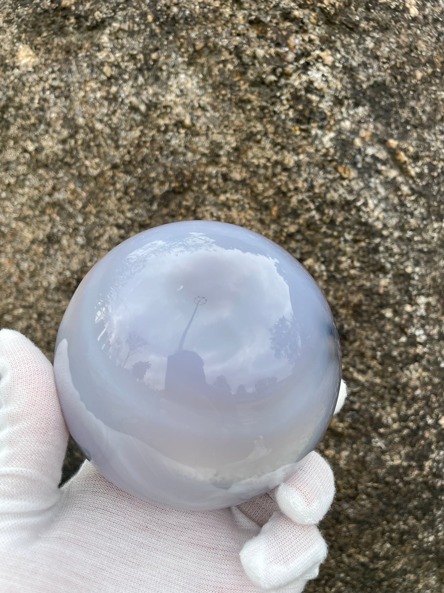 2.33LB Natural Geode Sphere,Agate Geode Ball,Natural Druse Ball,Crystal Ball Hole,Mineral Specimens,Crystal Heal,Crystal Gift,Home Decoration
