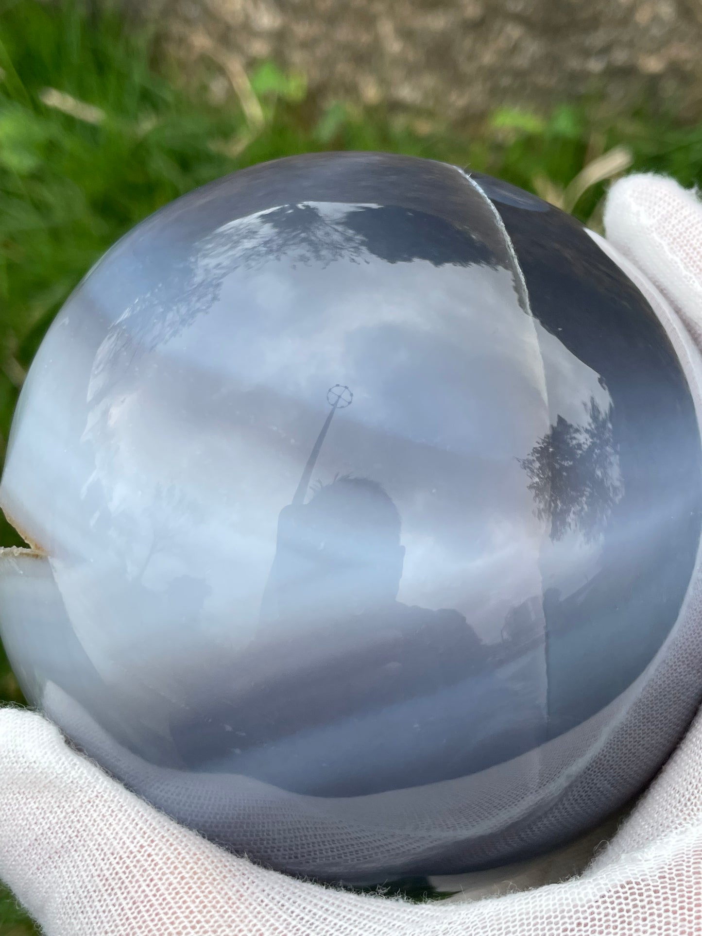 2.35LB Natural Geode Sphere,Agate Geode Ball,Natural Druse Ball,Crystal Ball Hole,Mineral Specimens,Crystal Heal,Crystal Gift,Home Decoration