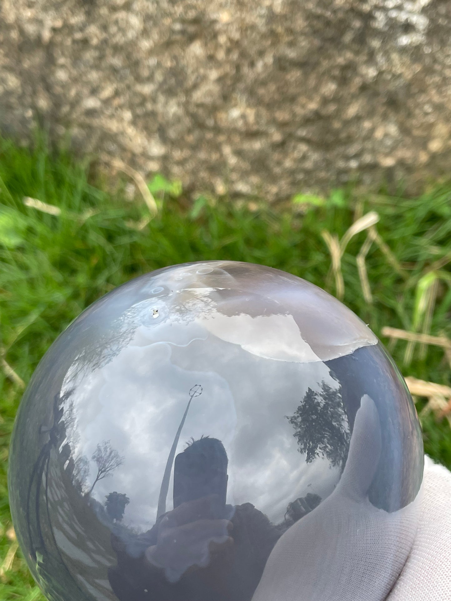 2.35LB Natural Geode Sphere,Agate Geode Ball,Natural Druse Ball,Crystal Ball Hole,Mineral Specimens,Crystal Heal,Crystal Gift,Home Decoration